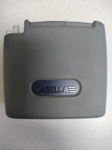 used preowned Casella Apex 2IS standard pump, includes rubber boot, charger, case.